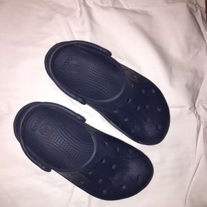 Blue unisex crocs
